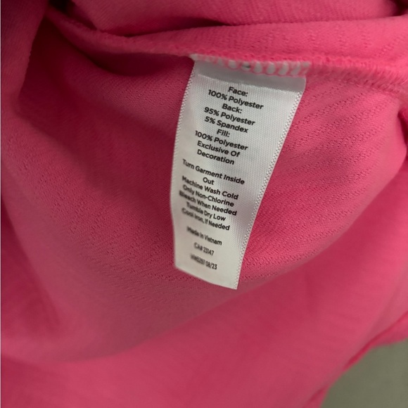 Women’s Hot Pink T by Talbots Button Pullover, Small - Picture 5 of 7